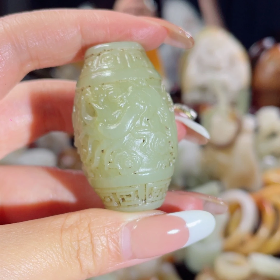 和田玉未镶嵌挂件61