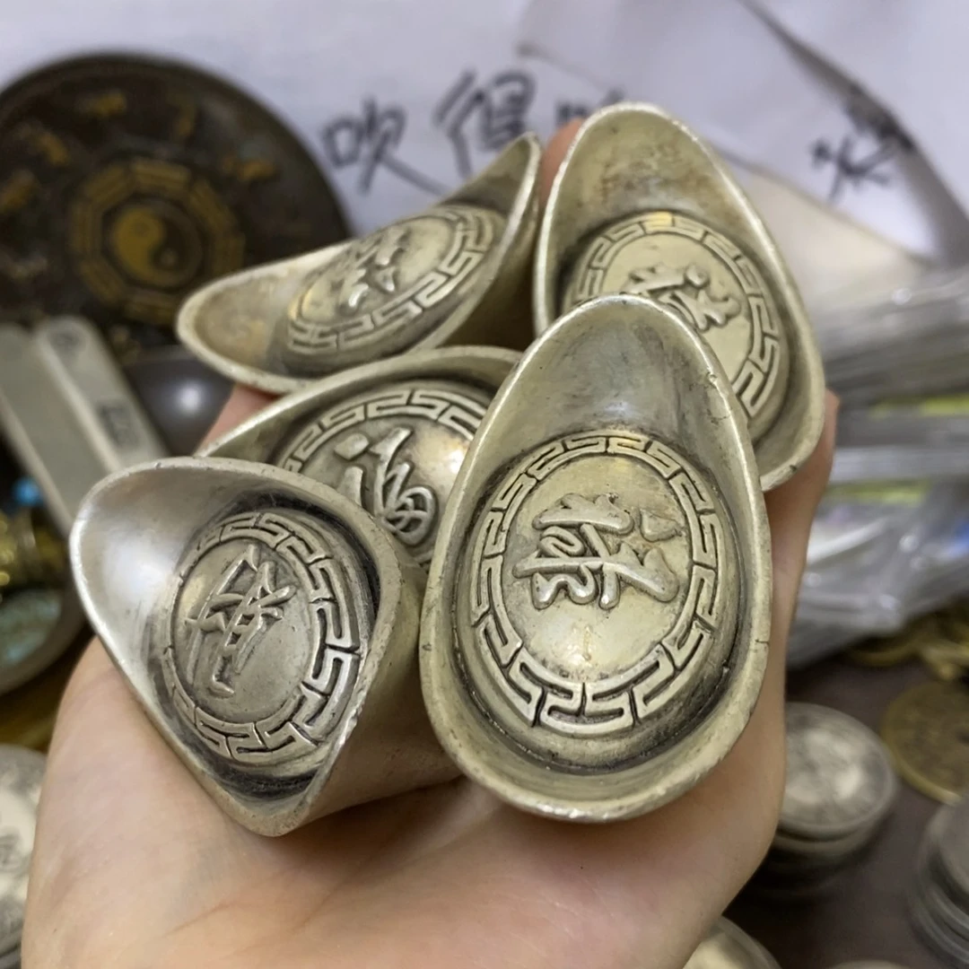 金属复古工艺品五福