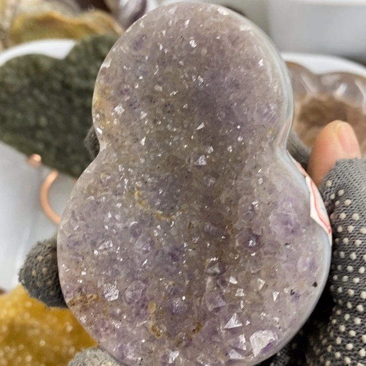 珠宝半成品紫晶未镶嵌