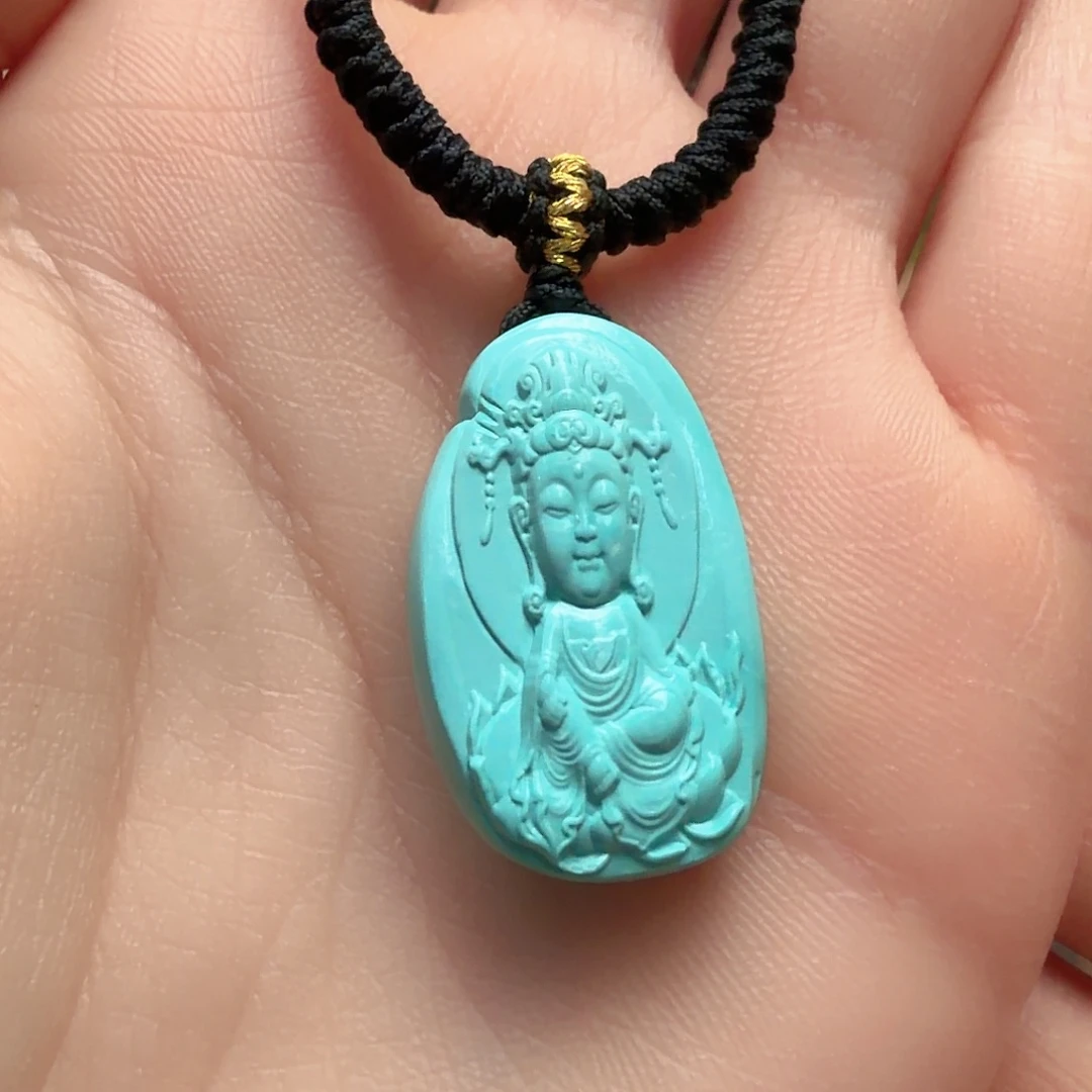 绿松石未镶嵌颈饰