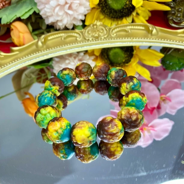 【正品保障】G003皇极参多彩稀缺满肉爆款手串时尚饰品（多样性发一）