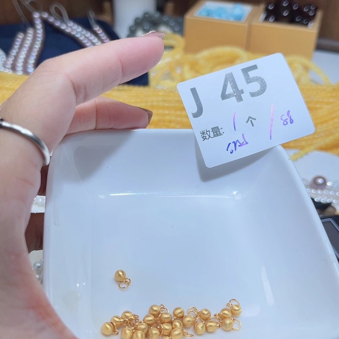 水晶珠宝半成品银S925镶嵌H45。