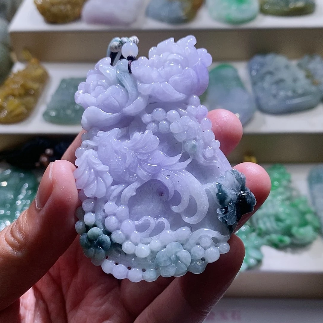 【闪购商品】翡翠颈饰未镶嵌凤凰