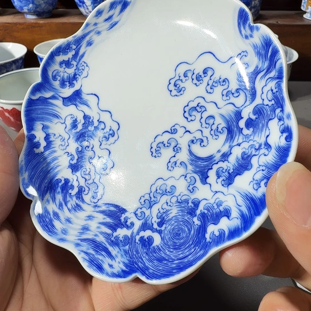 嗨***砂泥塑杯垫手工手绘