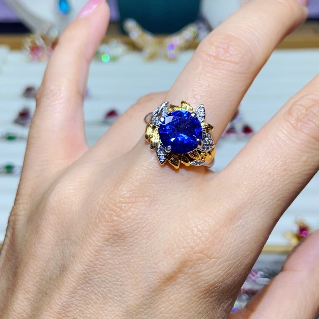 银S925镶嵌耳饰紫晶