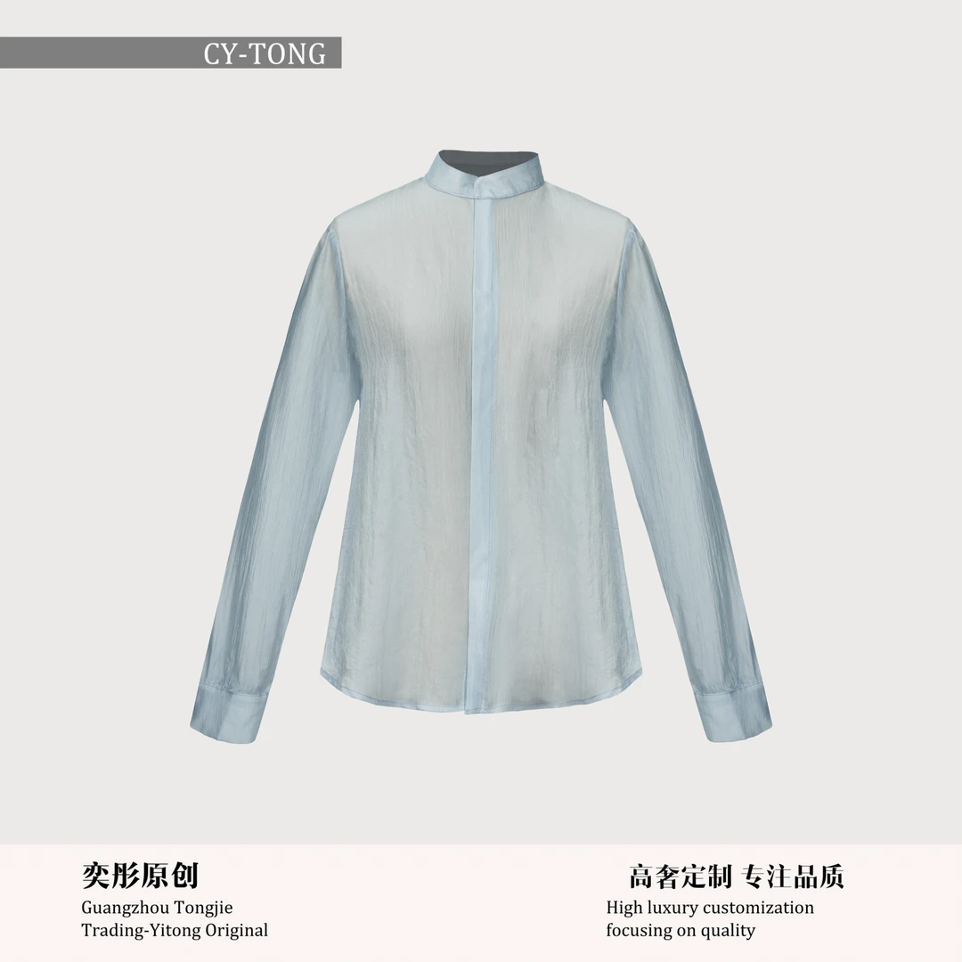 【彤姐原创】春上新气质设计感轻奢休闲时尚简约衬衫上衣HL012