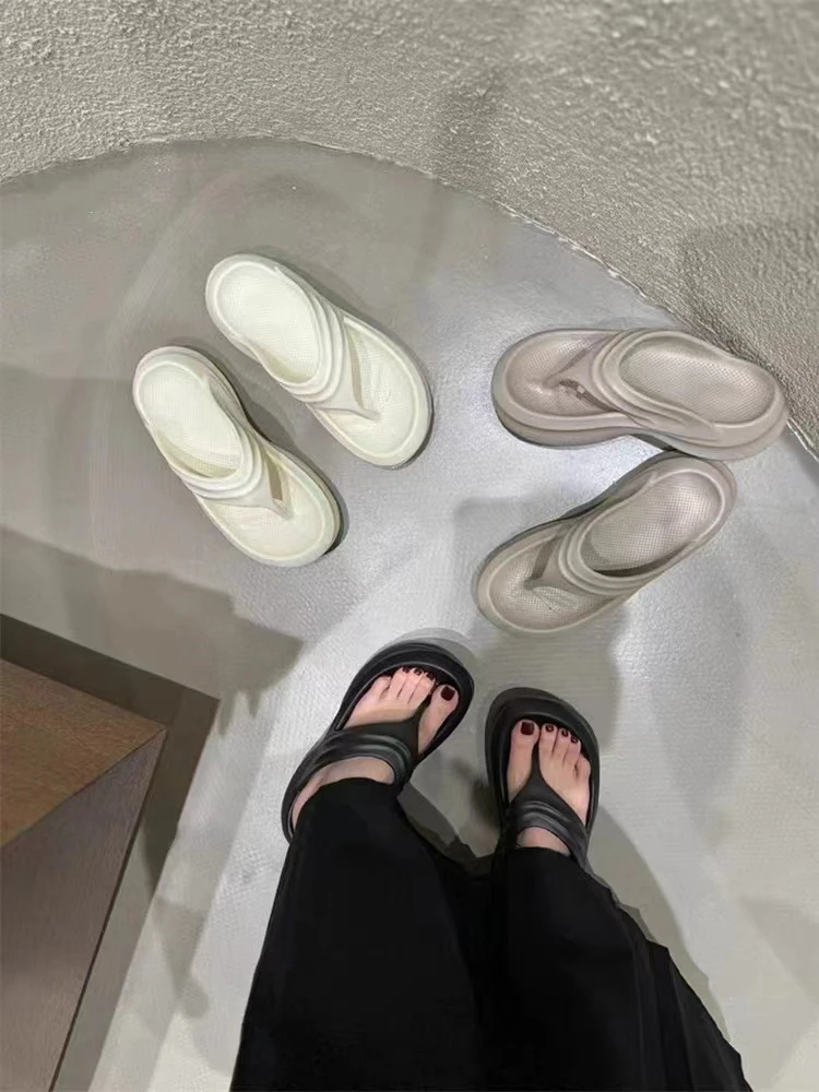 DZG（1xz2528#）贼推荐、脚感chao好！厚底人字拖鞋 3-24