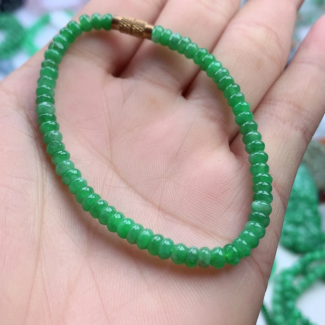 未镶嵌手链翡翠手串