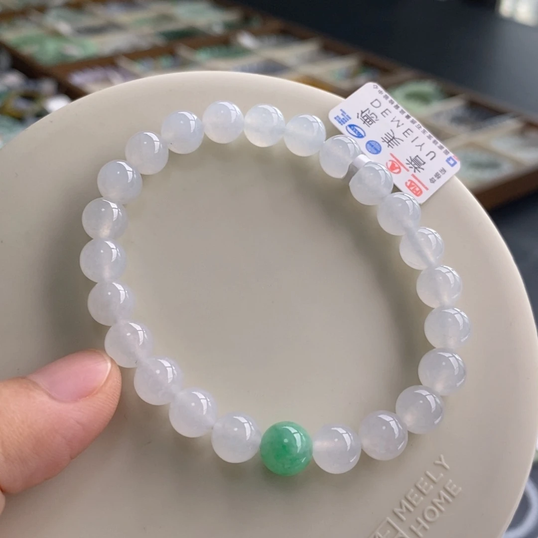 未镶嵌手链翡翠卡8