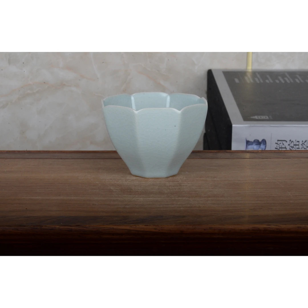 ZTQ慕古.天青天青青渠盏（编号）约80ml 陶瓷