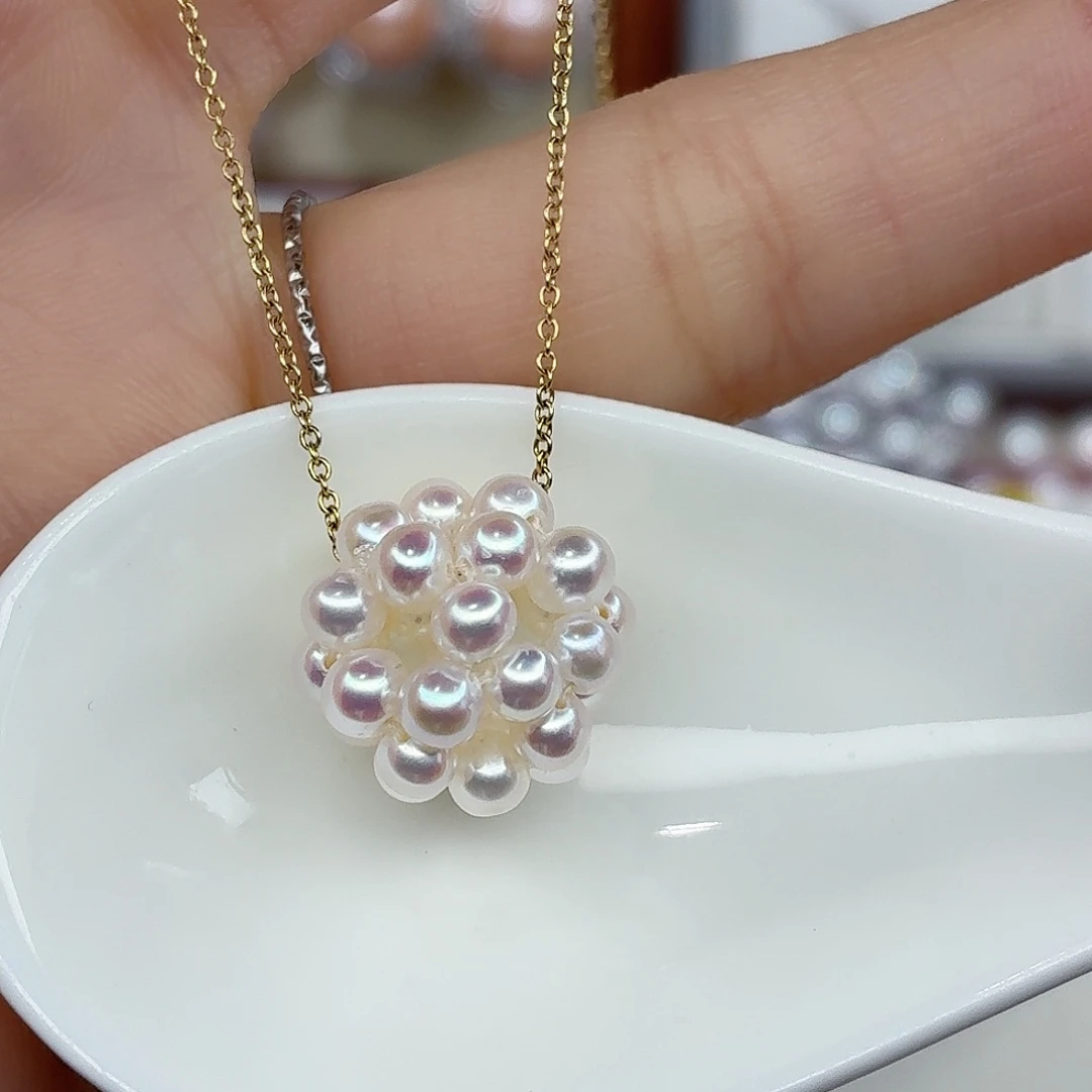 合金颈饰淡水珍珠F