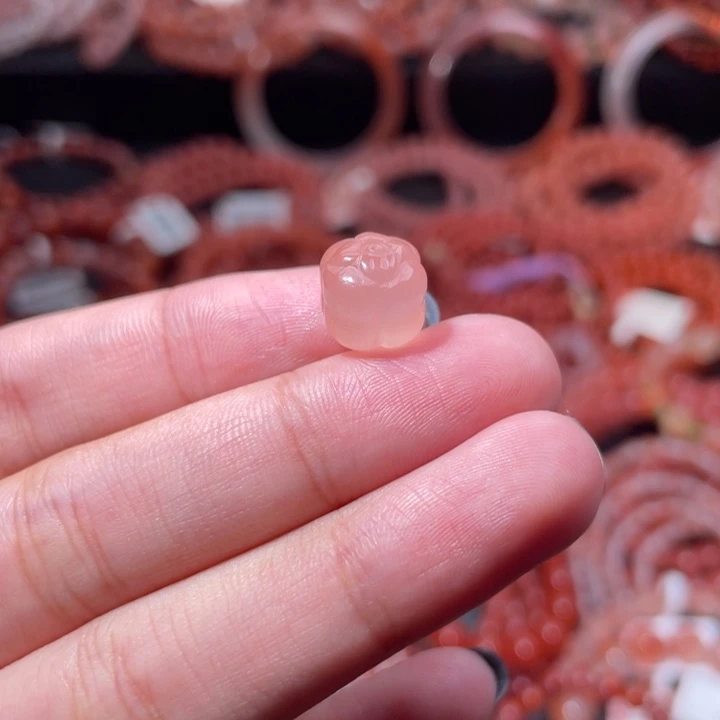 南红玛瑙未镶嵌配饰手串柿子112打孔备注