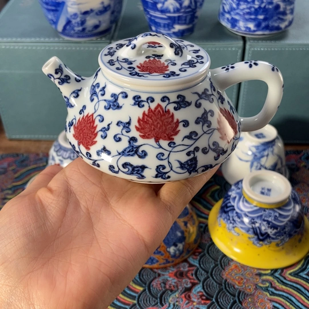 杯阳春白雪 缠枝石瓢