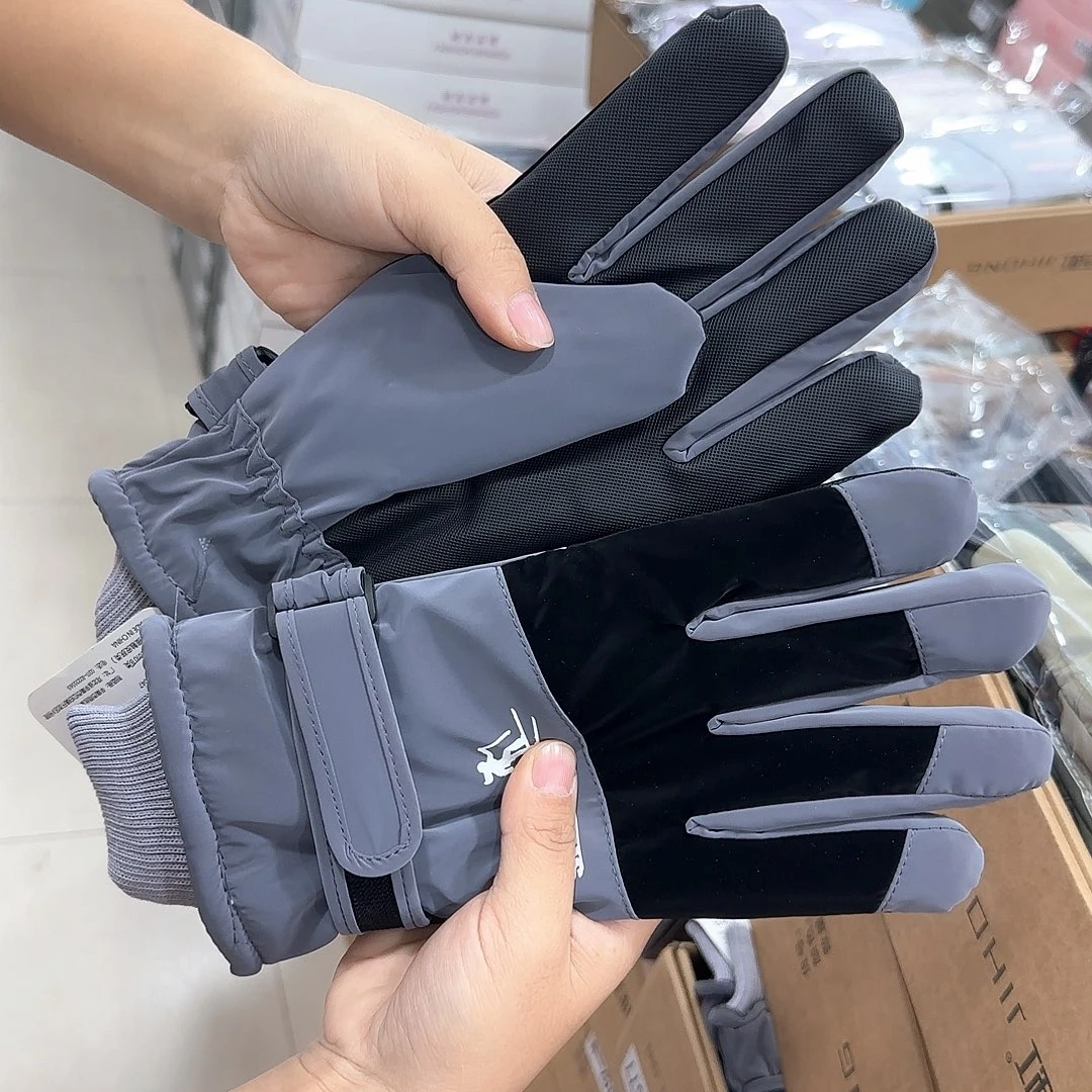 非金属T08男士滑雪灰色手套1双