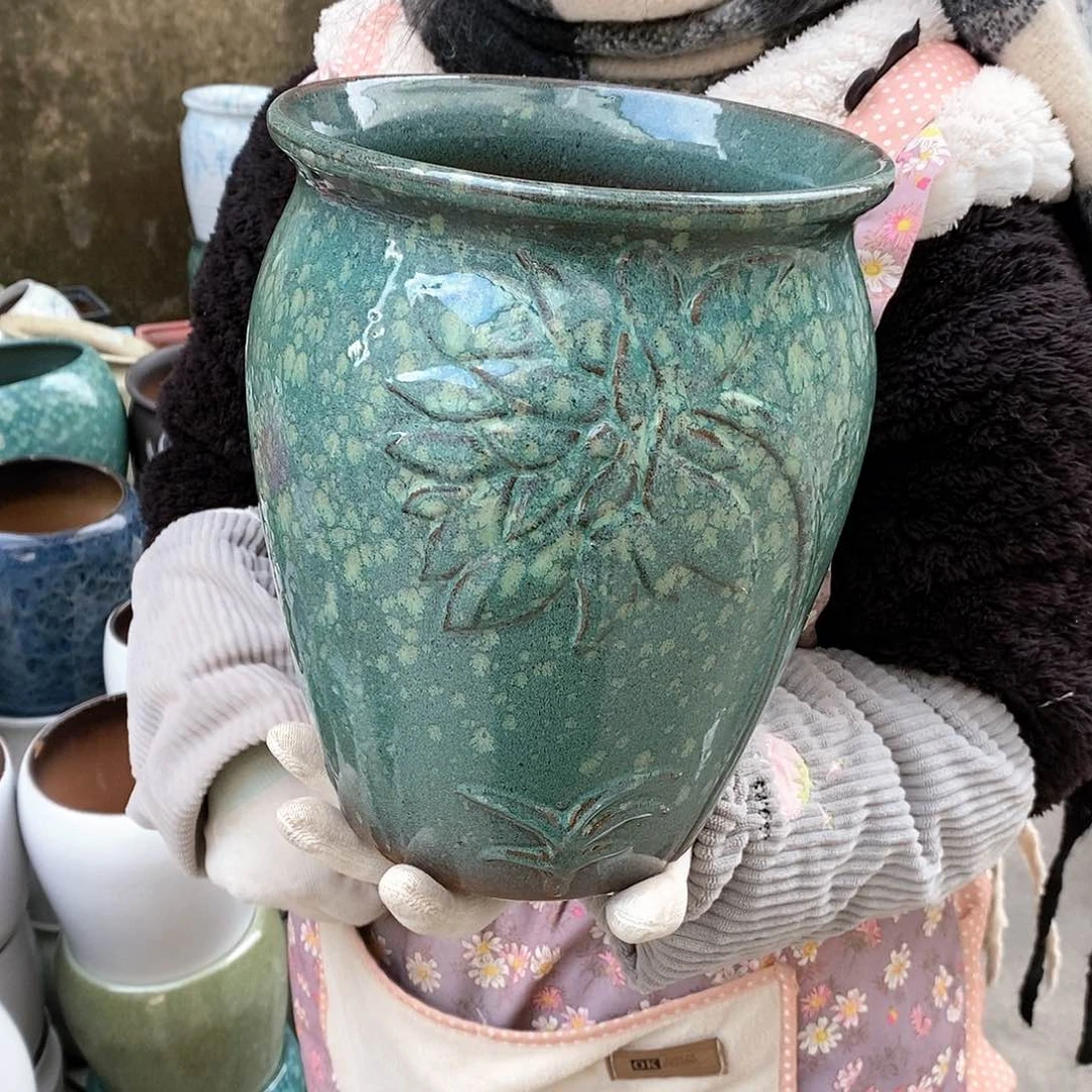 紫砂花盆正品口20高25