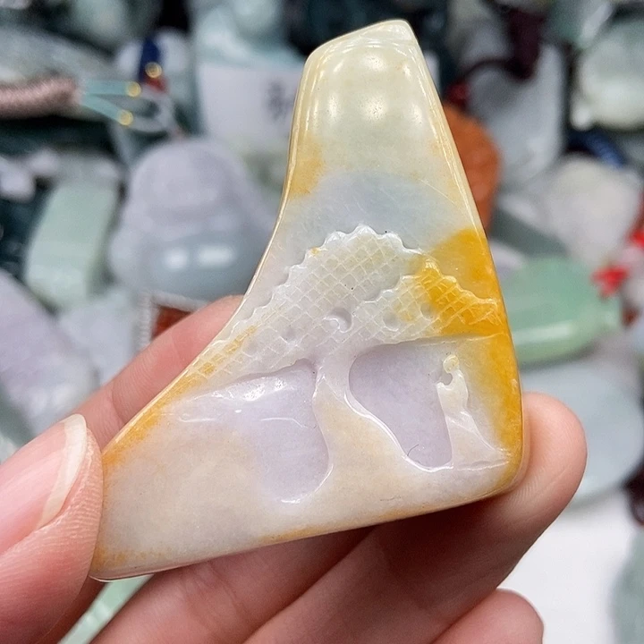 未镶嵌挂件翡翠翡翠