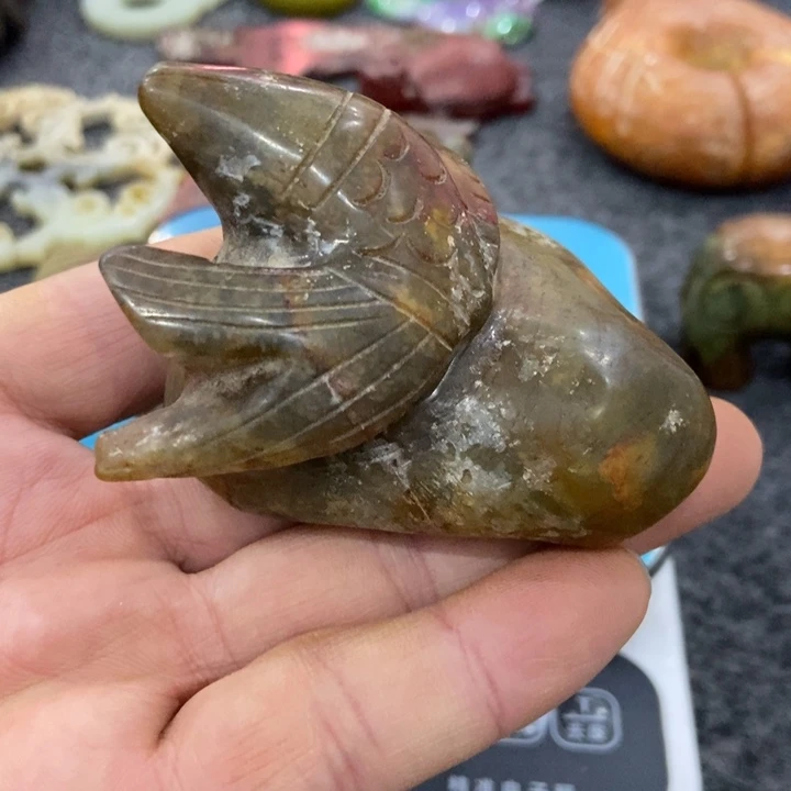 吊坠白玉菩提摆件