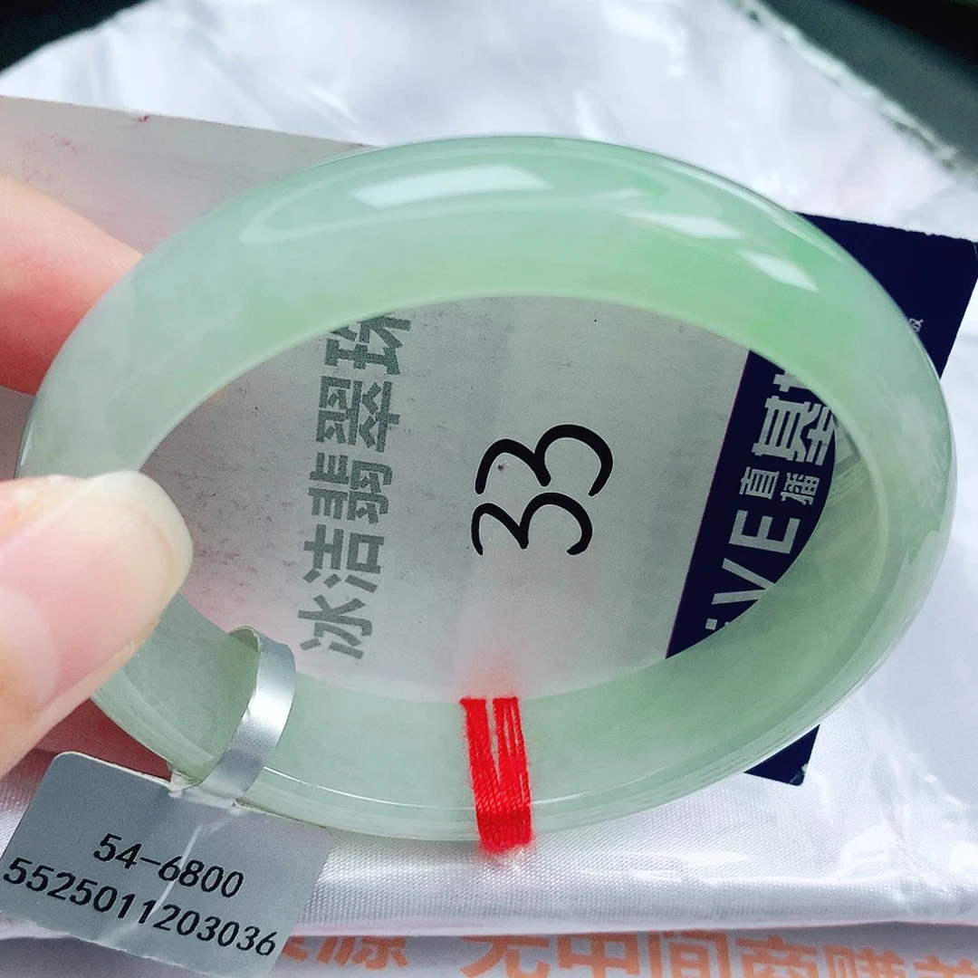 翡翠未镶嵌手镯缅甸天然A货翡翠手镯