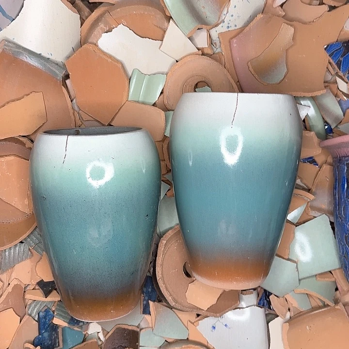 红陶微瑕花盆处理来啦