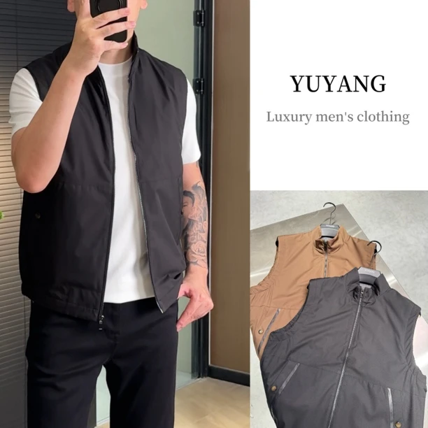 GY-528｜YUYANG_出品 时尚男士 简约大气百搭立领马甲