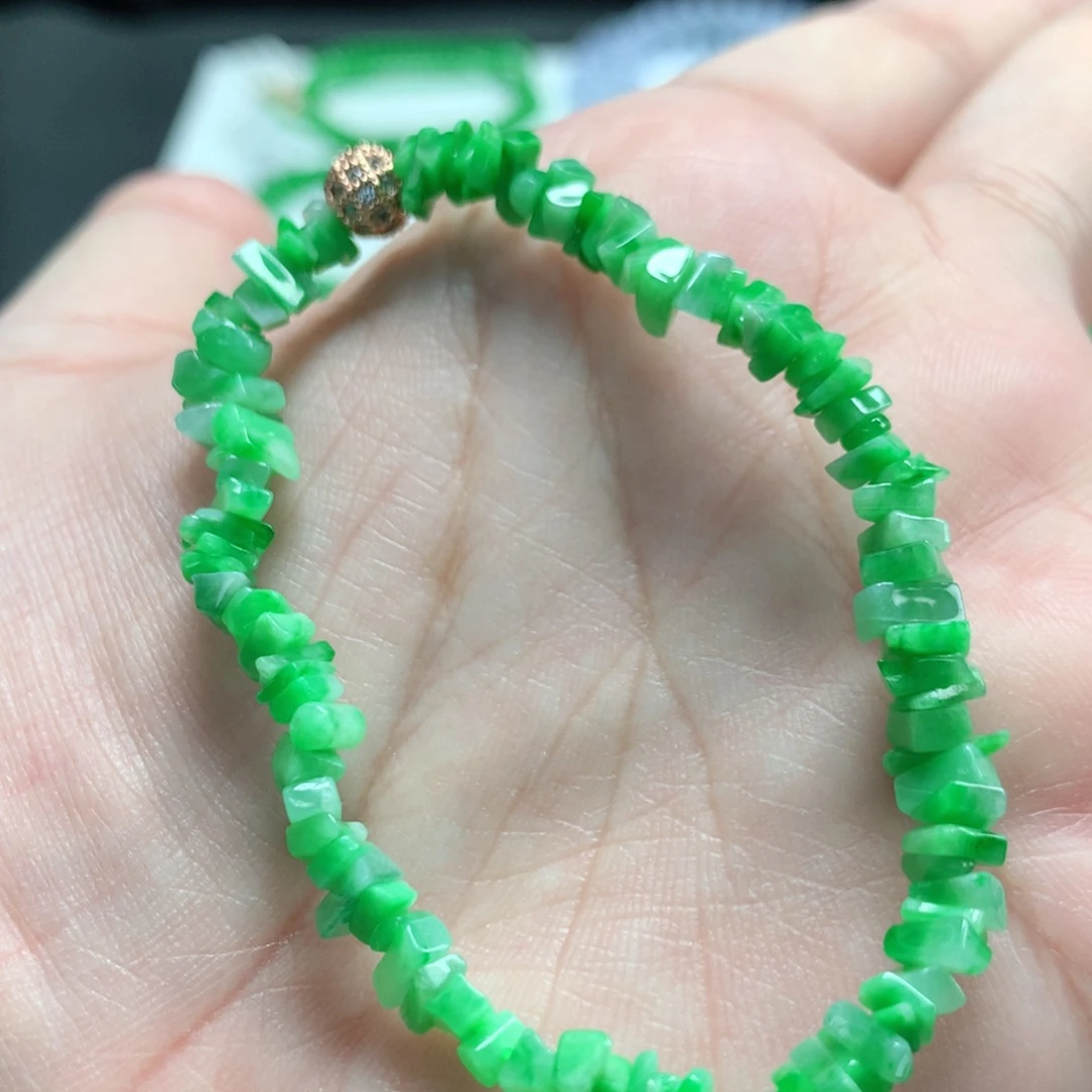 翡翠未镶嵌手链翡翠