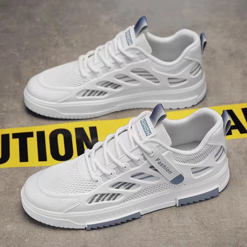 板鞋男夏季2025新款网面透气运动休闲网鞋青少年透气防臭网面男鞋