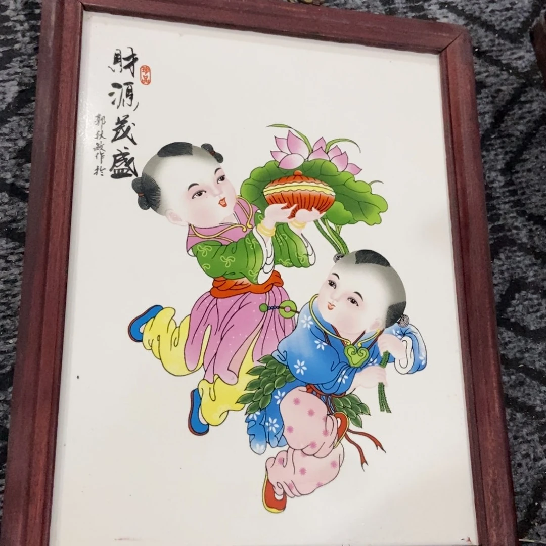 摆件景德镇陶瓷瓷板画