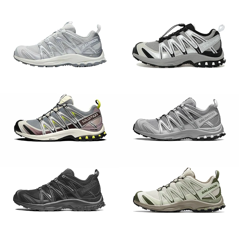 SALOMON/萨洛蒙XA PRO 3D 沙场灰合金灰黎明蓝男女复古户外跑鞋