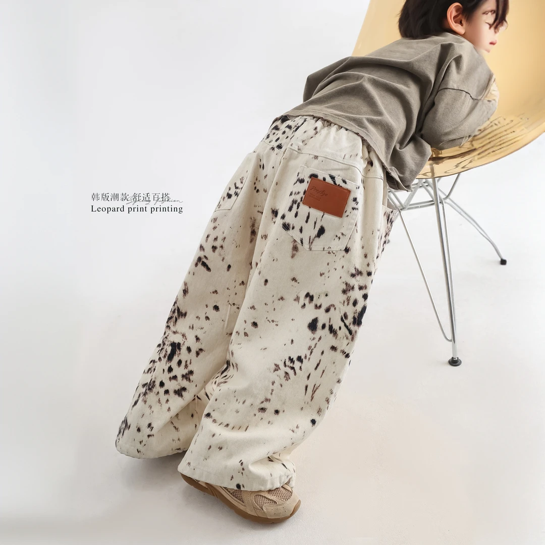 男童春款春季卫衣韩版童装2025新款儿童潮范运动印花上衣宽松吸汗