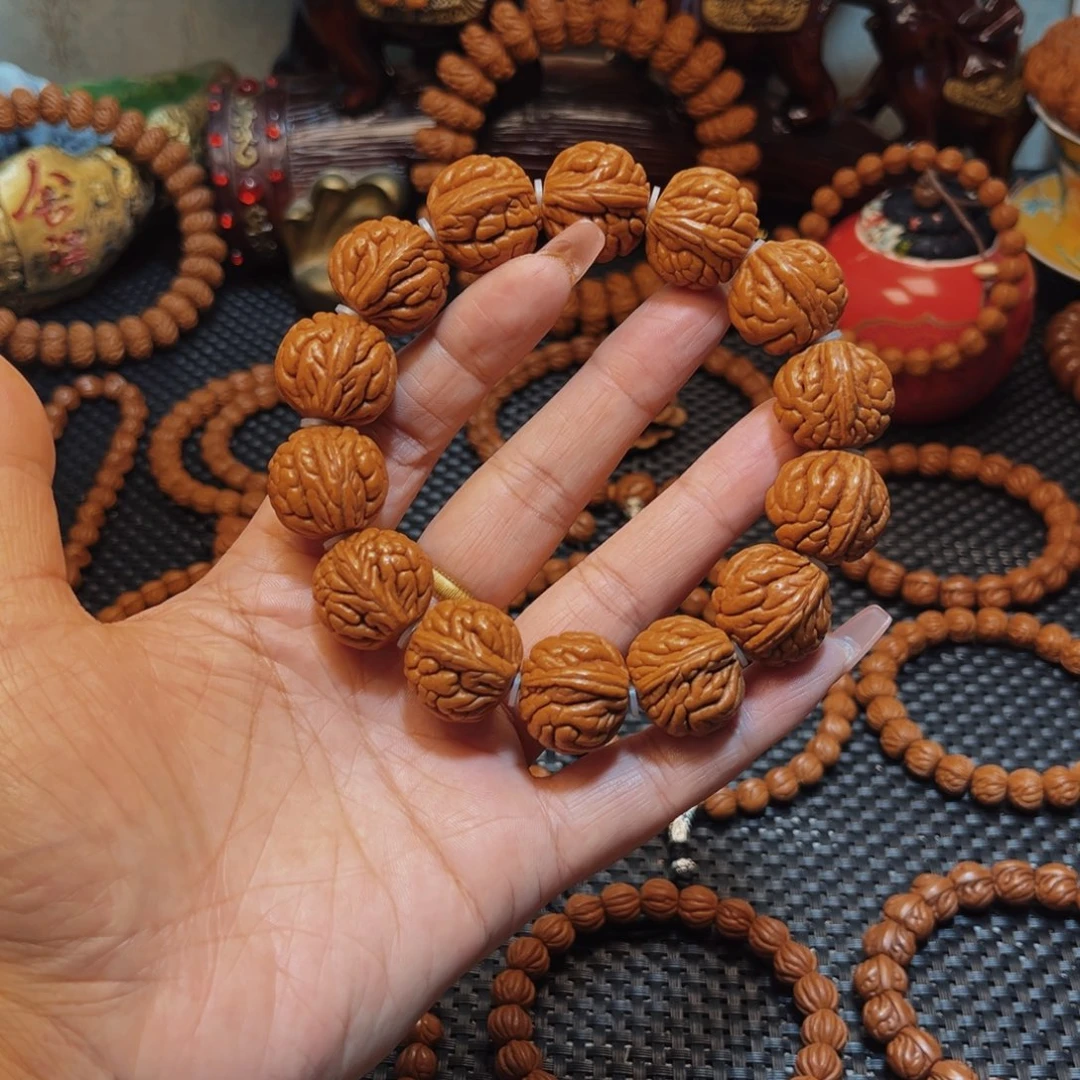 桃核手串21精品大哥串霸王龙