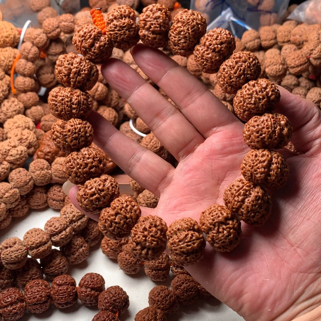 二***贾手串金刚菩提25六瓣手持