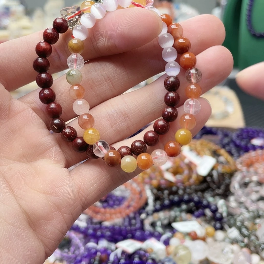 水晶手链未镶嵌双圈