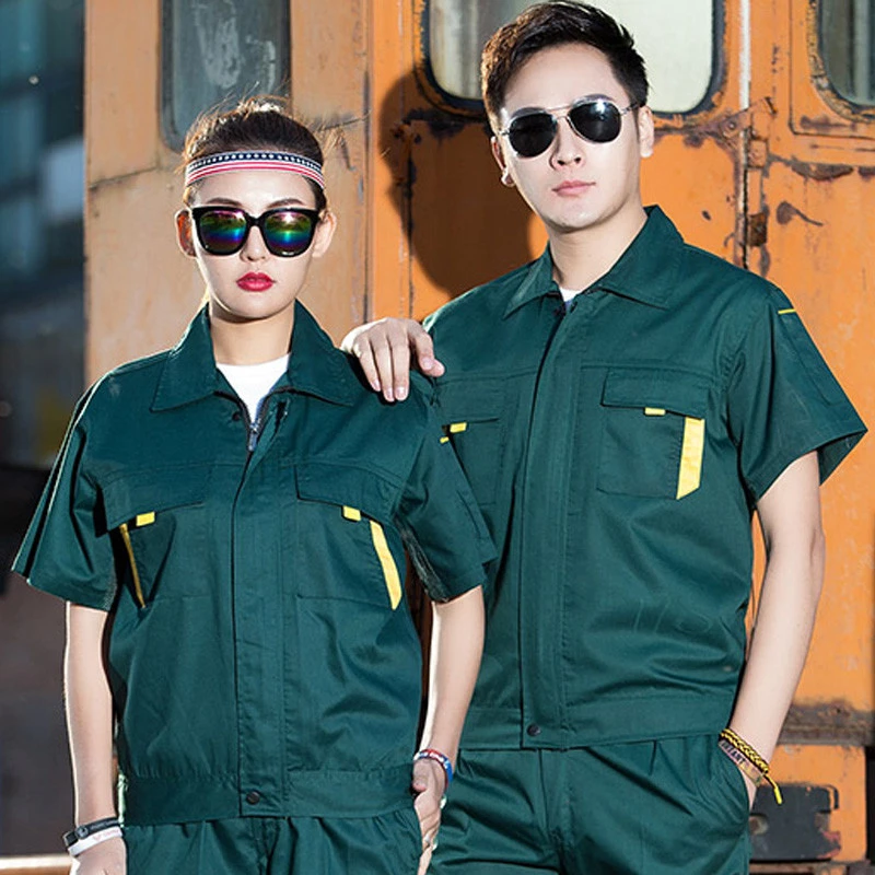 短袖工作服套装男园林绿化环卫工装耐磨物业工作服套装耐磨工作服