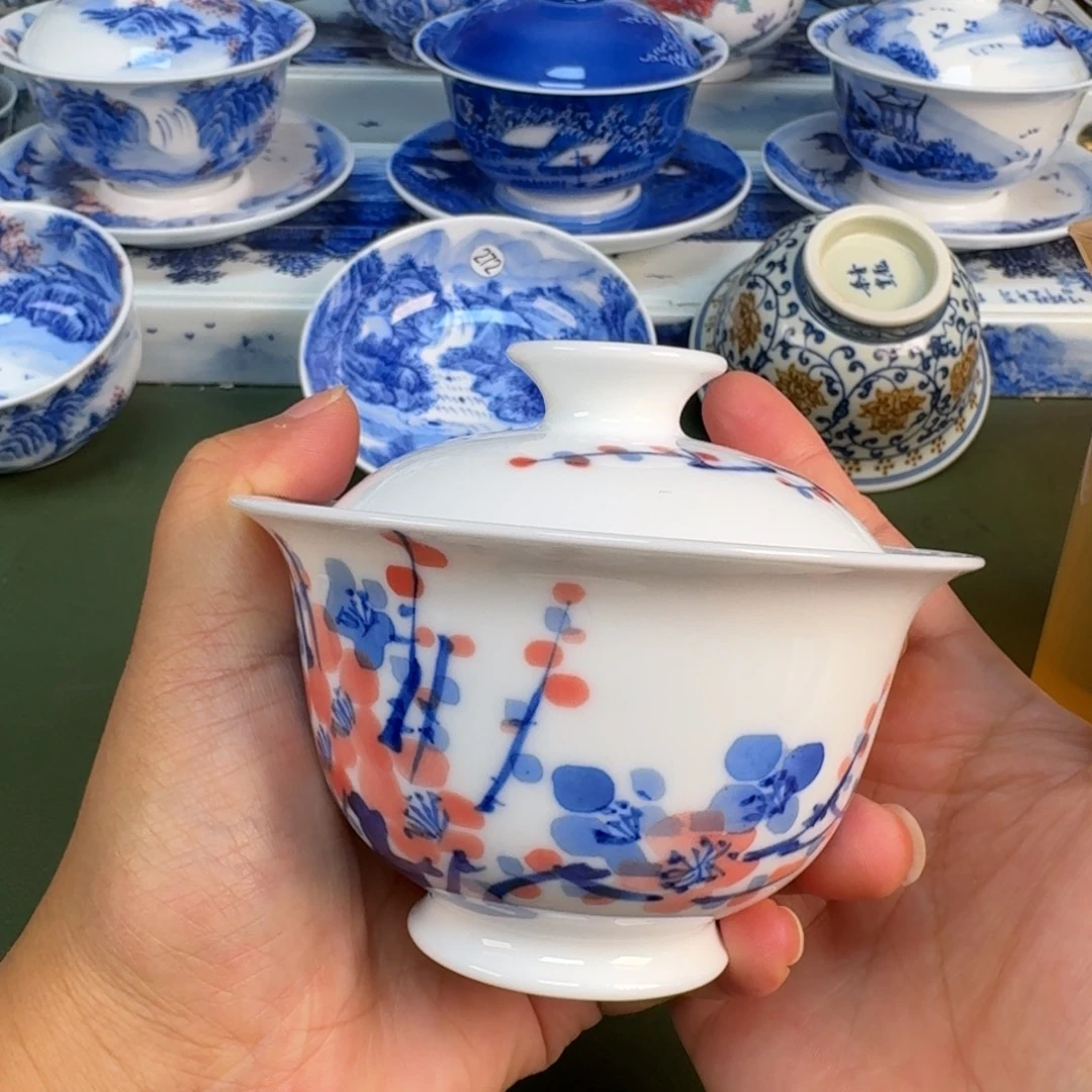 景德镇纯手绘茶具圆圆271