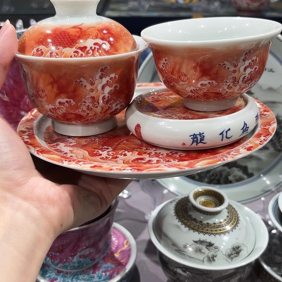 瓷片景德镇瓷器艺术半手