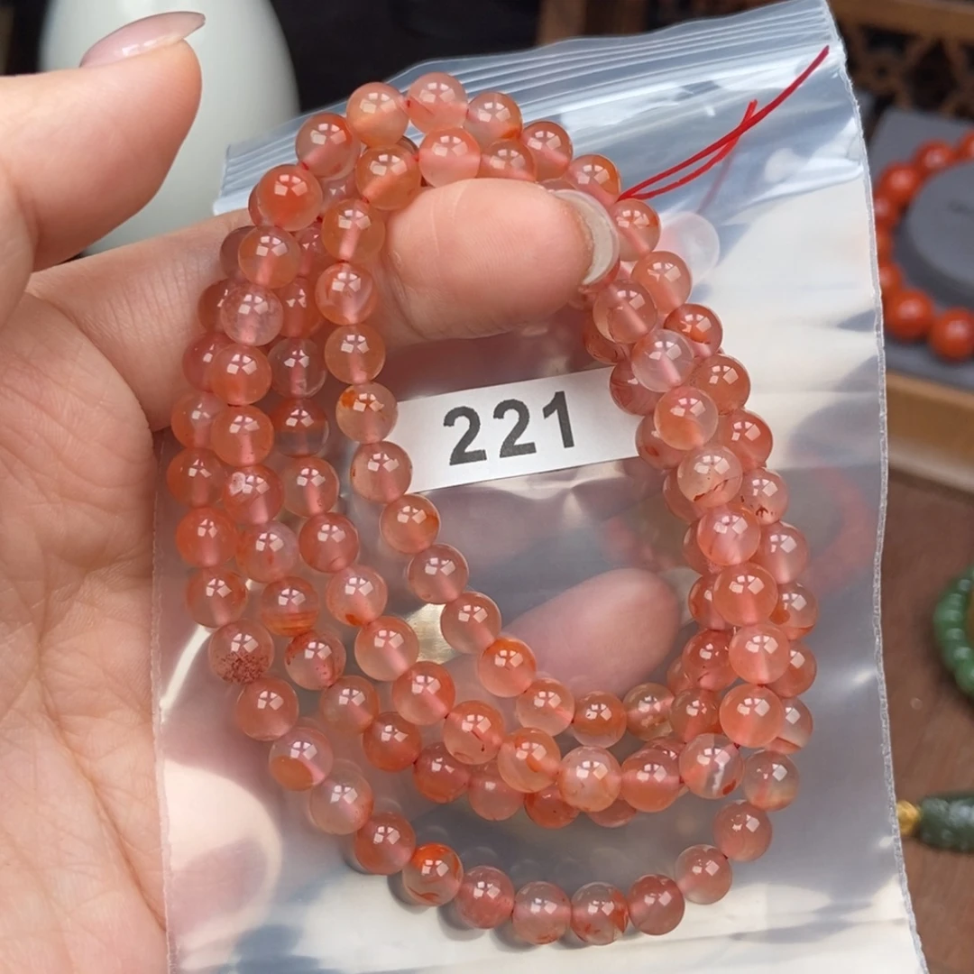 南红玛瑙未镶嵌手链