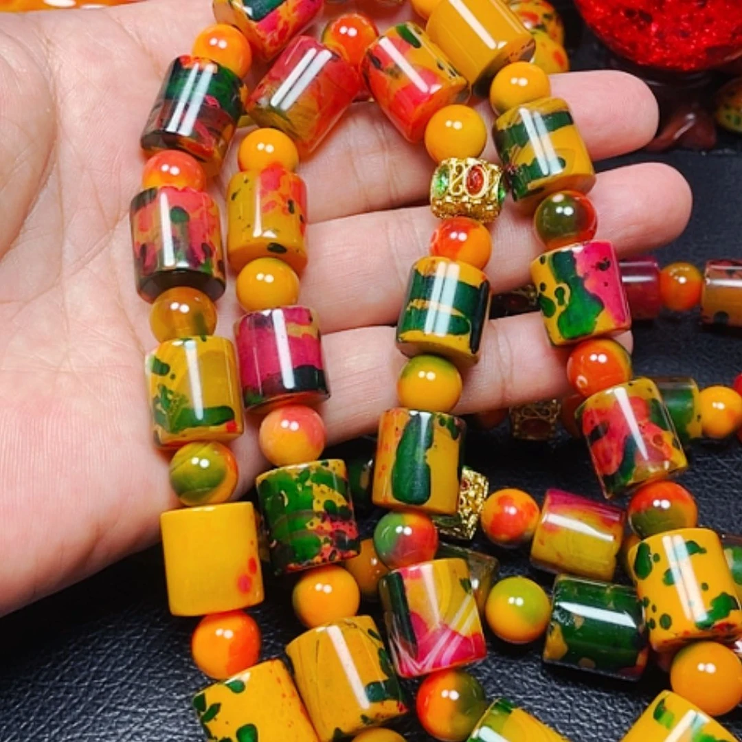 【闪购商品】玛瑙/玉髓手链未镶嵌赤丹珠项14