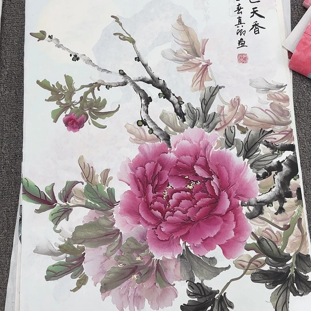 国画国画作品多次入选国内外