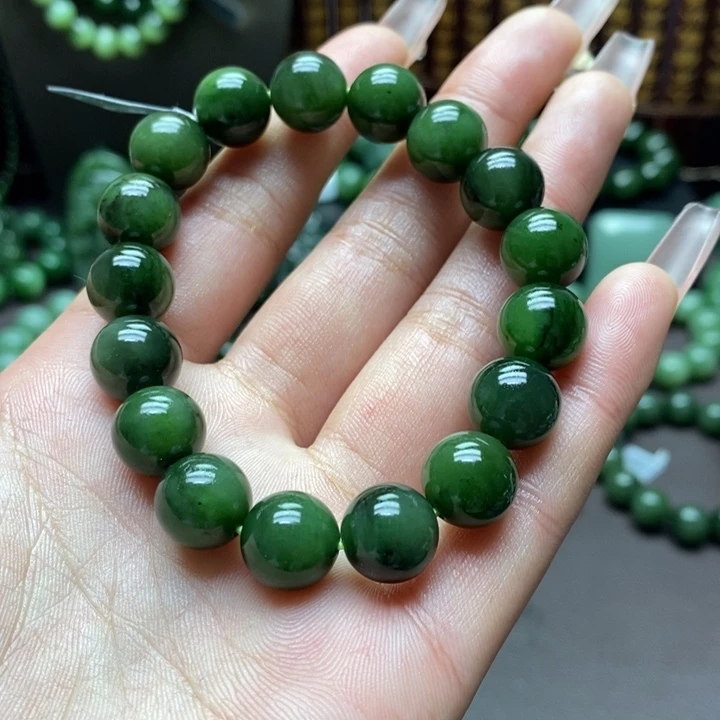 和田玉手串未镶嵌