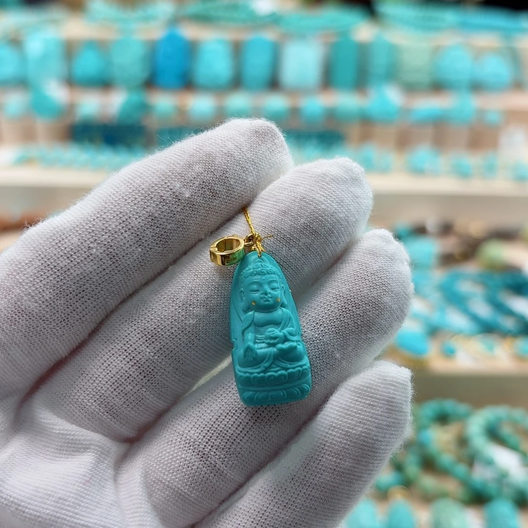 绿松石未镶嵌珠宝奇石