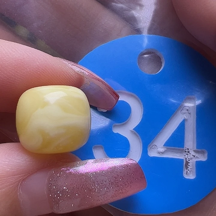 未镶嵌蜜蜡裸石微瑕12mm老型