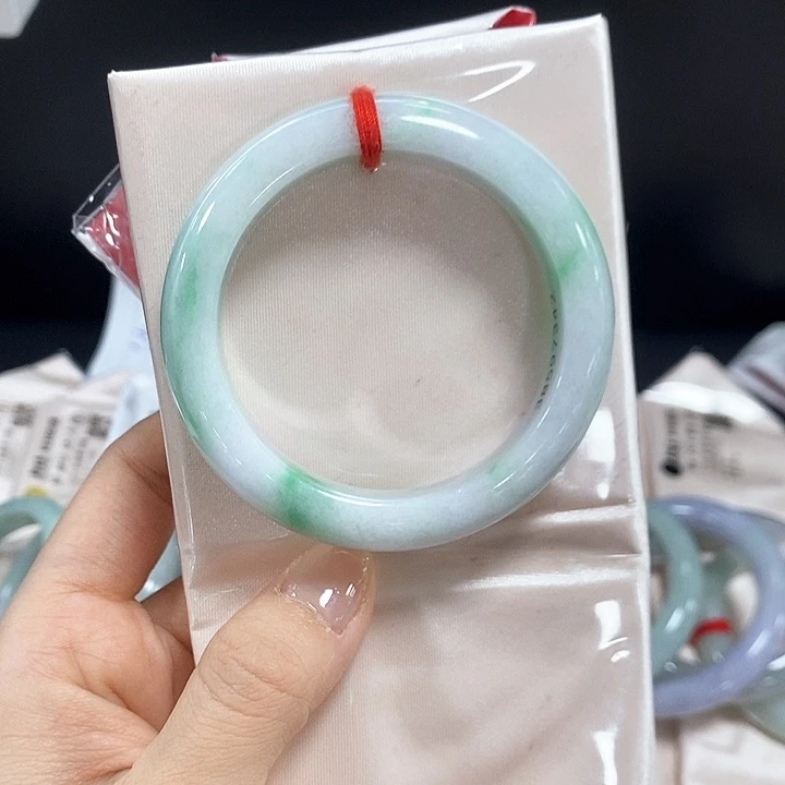 未镶嵌手镯翡翠天然缅甸A货手镯