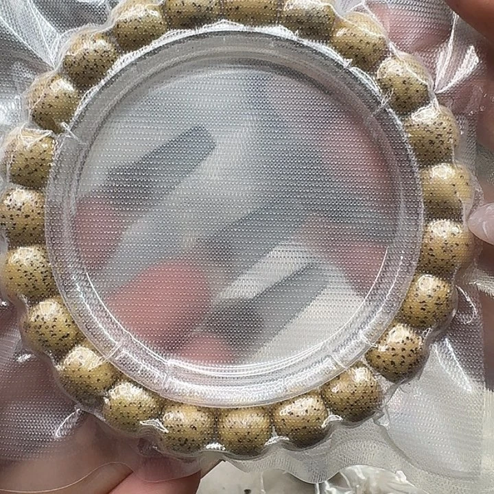 星月菩提手串106灭火原生态鸡油黄10 9