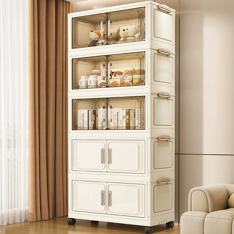 【60面宽】居家好物 高颜值家用可折叠可移动收纳柜杂物整理收纳柜