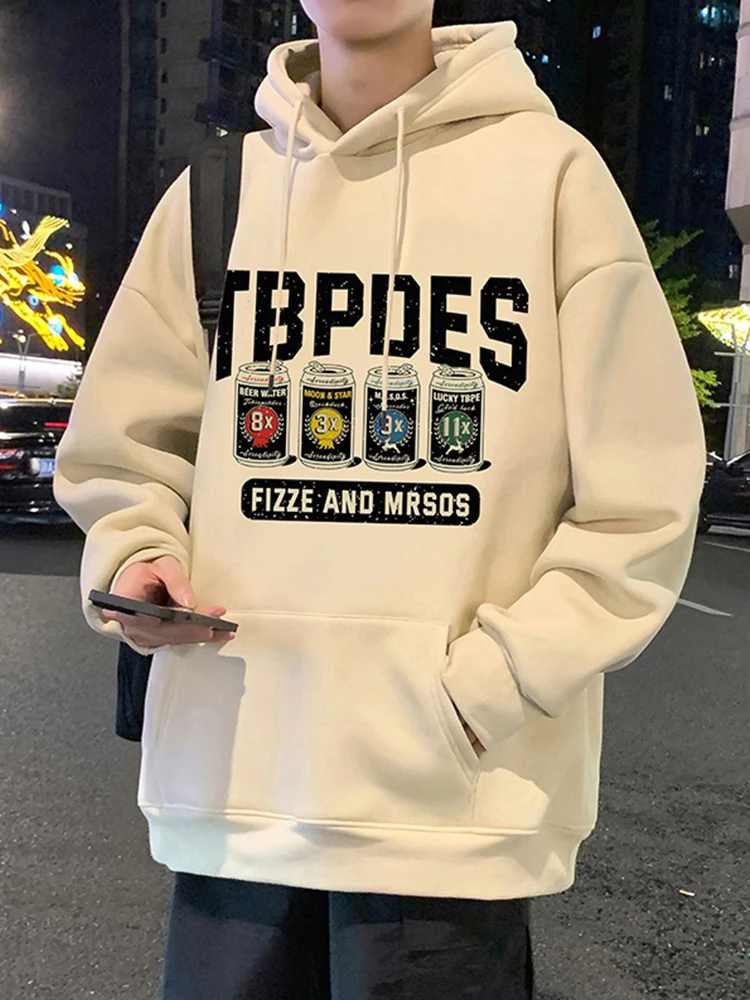 300斤加肥大码街头时尚hiphop酷潮连帽卫衣男女秋冬宽松百搭外套