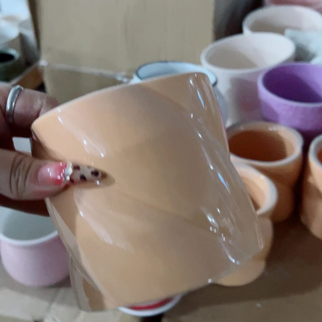 有孔，陶瓷花盆满10米包邮发货