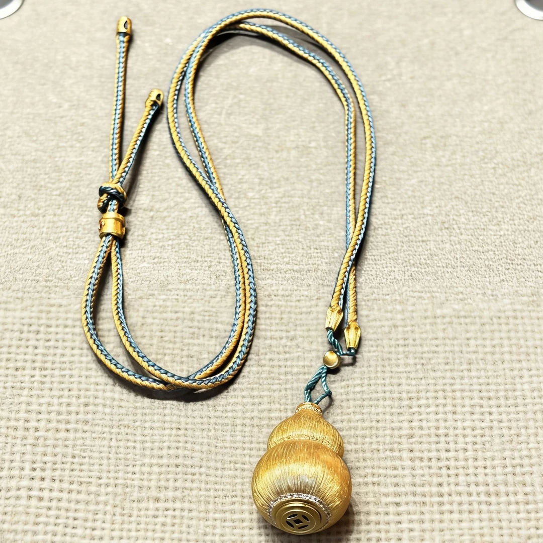 吊坠925银 【禧才源源】925银葫芦拉伸吊坠