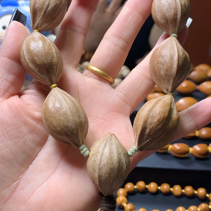 小****手串/手链橄榄核四花手串8