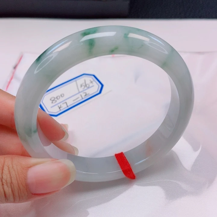 翡翠未镶嵌手镯56圈