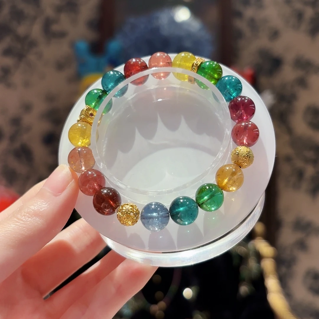 碧玺未镶嵌手串手串